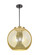 Essex Three Light Pendant in Black Antique Brass (405|221-3S-BAB-G128-16)