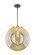 Essex One Light Pendant in Black Antique Brass (405|221-1S-BAB-G208-16)