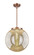 Essex One Light Pendant in Antique Copper (405|221-1S-AC-G208-14)