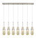 Downtown Urban Seven Light Linear Pendant in Brushed Satin Nickel (405|127-452-1P-SN-G452-4ME)