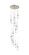 Downtown Urban 12 Light Pendant in Brushed Satin Nickel (405|126-452-1P-SN-G452-4SDY)