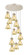 Downtown Urban 12 Light Pendant in Polished Nickel (405|126-410-1PS-PN-G411-8ME)