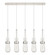 Downtown Urban Five Light Linear Pendant in Polished Nickel (405|125-452-1P-PN-G452-4SDY)