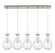 Downtown Urban Five Light Linear Pendant in Brushed Satin Nickel (405|125-451-1P-SN-G451-7SDY)
