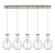 Downtown Urban Five Light Linear Pendant in Brushed Satin Nickel (405|125-451-1P-SN-G451-7CL)