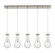 Downtown Urban Five Light Linear Pendant in Brushed Satin Nickel (405|125-451-1P-SN-G451-5SDY)