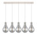 Downtown Urban Five Light Linear Pendant in Polished Nickel (405|125-451-1P-PN-G451-7SM)