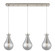 Downtown Urban Three Light Linear Pendant in Brushed Satin Nickel (405|123-451-1P-SN-G451-7SM)