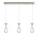 Downtown Urban Three Light Linear Pendant in Brushed Satin Nickel (405|123-451-1P-SN-G451-4CL)