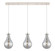 Downtown Urban Three Light Linear Pendant in Polished Nickel (405|123-451-1P-PN-G451-7SM)