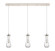 Downtown Urban Three Light Linear Pendant in Brushed Polished Nickel (405|123-451-1P-PN-G451-4SDY)