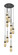 Downtown Urban Nine Light Pendant in Matte Black (405|119-452-1P-BK-G452-4ME)