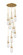 Downtown Urban Nine Light Pendant in Brushed Brass (405|119-452-1P-BB-G452-4SDY)