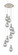 Downtown Urban Nine Light Pendant in Brushed Satin Nickel (405|119-451-1P-SN-G451-7SM)