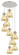 Downtown Urban Nine Light Pendant in Polished Nickel (405|119-410-1PS-PN-G411-8ME)