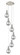 Downtown Urban Six Light Pendant in Brushed Satin Nickel (405|116-451-1P-SN-G451-7SM)