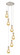 Downtown Urban Six Light Pendant in Brushed Satin Nickel (405|116-451-1P-SN-G451-5ME)