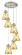 Downtown Urban Six Light Pendant in Brushed Satin Nickel (405|116-410-1PS-SN-G411-8ME)