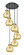 Newton Six Light Pendant in Matte Black (405|116-410-1PS-BK-G410-8ME)