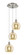 Ballston Three Light Pendant in Brushed Satin Nickel (405|113B-3P-SN-G128-8)
