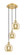 Ballston Three Light Pendant in Satin Gold (405|113B-3P-SG-G128-8)