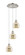 Ballston Three Light Pendant in Polished Nickel (405|113B-3P-PN-G128-6)