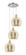 Ballston Three Light Pendant in Polished Nickel (405|113B-3P-PN-G128-10)