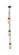 Downtown Urban Three Light Pendant in Matte Black (405|103-452-1P-BK-G452-4ME)