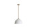 Shepard One Light Pendant in Modern Brass (62|6950-L MBS-WHT)