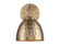 Shepard One Light Wall Sconce in Modern Brass (62|6950-1W MBS-MBS)