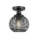 Calypso One Light Semi-Flush Mount in Matte Black (62|6802-SF BLK)