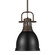Duncan One Light Pendant in Rubbed Bronze (62|3604-S RBZ-BLK)