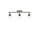 Duncan Three Light Semi-Flush Mount in Rubbed Bronze (62|3602-3SF RBZ-CLR)