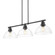Duncan Three Light Linear Pendant in Matte Black (62|3602-3LP BLK-CLR)