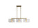 Aenon Three Light Linear Pendant in Brushed Champagne Bronze (62|3164-LP BCB-HWG)