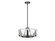 Aenon Three Light Chandelier in Matte Black (62|3164-3 BLK-HWG)