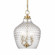 Adeline Three Light Pendant in Modern Brushed Gold (62|1088-3P MBG-CLR)
