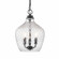 Adeline Three Light Pendant in Matte Black (62|1088-3P BLK-CLR)