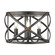 Alcott Three Light Flush Mount in Antique Black Iron (62|0890-FM ABI)