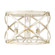Alcott Three Light Flush Mount in Antique Ivory (62|0890-FM AI)
