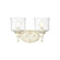 Keating Two Light Vanity in Antique Ivory (62|0806-BA2 AI-HWG)