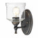 Keating One Light Wall Sconce in Antique Black Iron (62|0806-1W ABI-HWG)