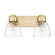 Remy Two Light Vanity in Brushed Champagne Brass (62|0314-BA2 BCB-CLR)
