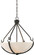 Sherwood Four Light Pendant in Iron Black / Brushed Nickel (72|60-6125)