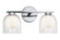 Derbishone Two Light Vanity in Chrome (423|W60702CHCL)