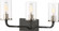 Sherwood Three Light Vanity in Iron Black / Brushed Nickel Accents (72|60-6123)