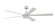 TorchAire 64 64'' Ceiling Fan in Matte White (26|FPD8564MW)