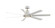 Lenzi 60'' Ceiling Fan in Matte White w/Brushed Satin Brass (26|FPD7060MWBS)