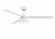 Paget 52'' Ceiling Fan in Matte White (26|FP6837MW)