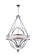 Arkansas Six Light Chandelier in Chrome (401|9957P30-6-601)
